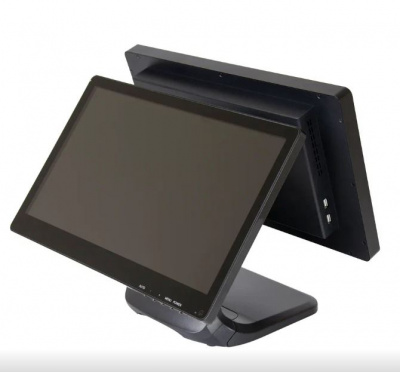 Сенсорный моноблок POSCenter POS90NS Pro (15.6", PCAP, N100, RAM 8Gb, SSD M2 128Gb, 90W, MSR) с Windows