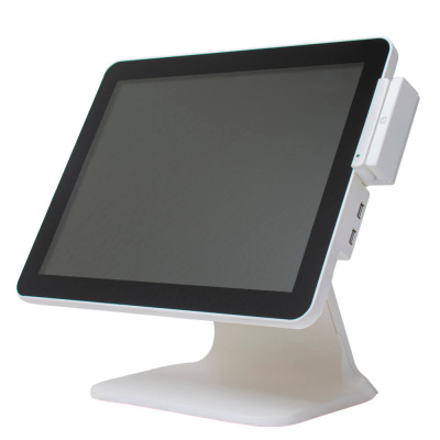 Сенсорный моноблок POSCenter POS100 (15", PCAP, J3455, RAM4Gb, SSD64Gb, MSR)БЕЛЫЙ, Windows 10 IoT En